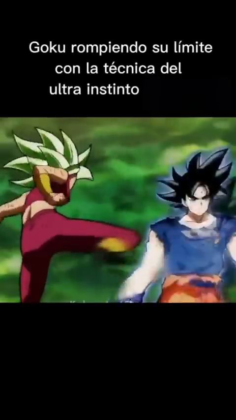 Goku rompiendo su limite con la técnica del ultra instinto iFunny Brazil