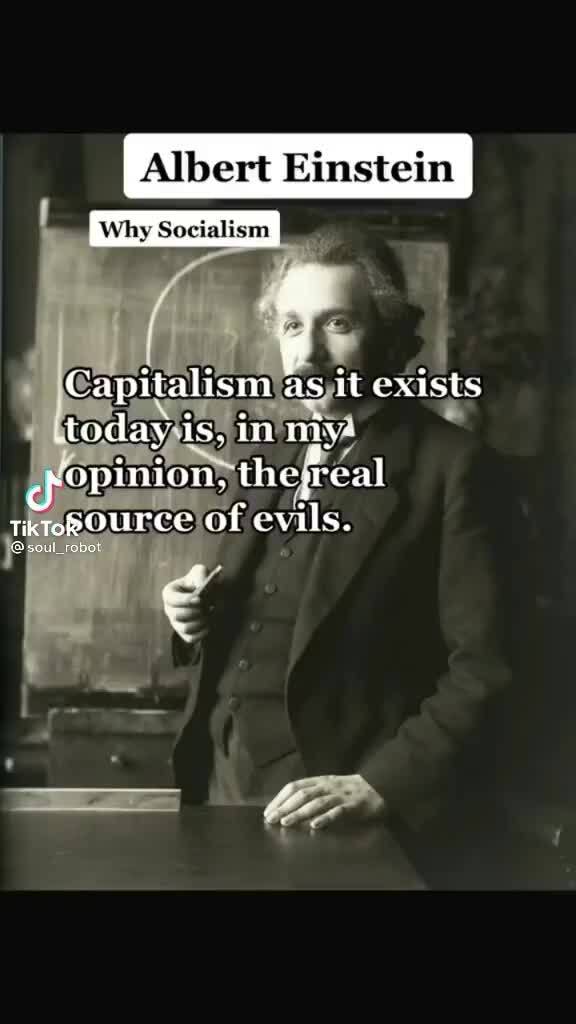 Albert Einstein Why Socialism Capitalism As It Exists Today Is Tn Nive