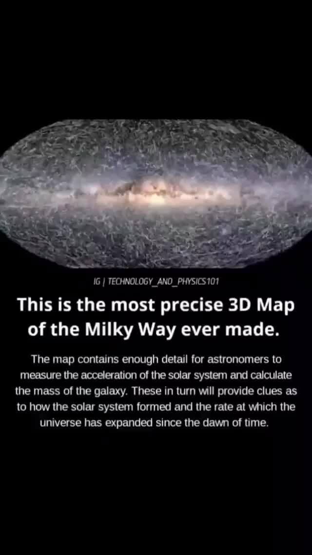 I TECHNOLOGY This Is The Most Precise Map Of The Milky Way Ever Made