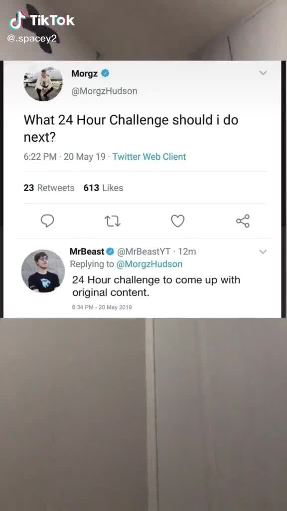 Tiktok Ispacey Morgz Morgzhudson What Hour Challenge Should I