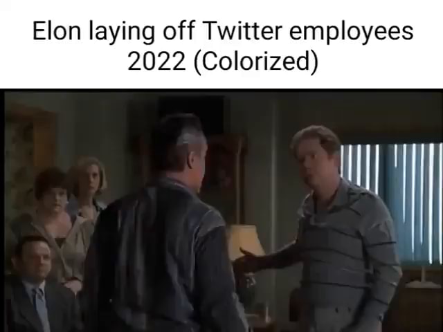 Elon Laying Off Twitter Employees Il Colorized Ifunny