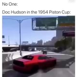 doc hudson in the 1954 piston cup
