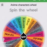 Character anime wheel  Teaching resources