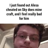 Alesa with sky cheat did on SkyDoesMinecraft Twitter