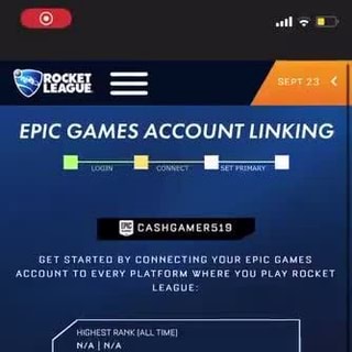 0utlook Epic Games Account Linking Cashgamersis Get Started By Connecting Your Epic Games Account To Every Platform Where You Play Rocket League All Ocin Sno Connect Locin Ano Connect Qb