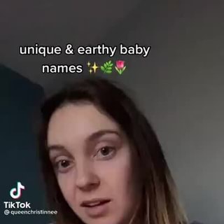 Unique earthy baby names TikTok 