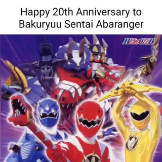 Bakuryu Sentai AbaRanger 20th Anniversary Project Announced- Memorial  Edition DinoBrace On The Way! - Tokunation