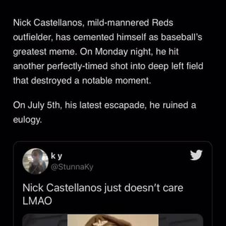 How “A Drive Into Deep Left Field by Castellanos” Became the Perfect Meme  for These Strange Times - The Ringer