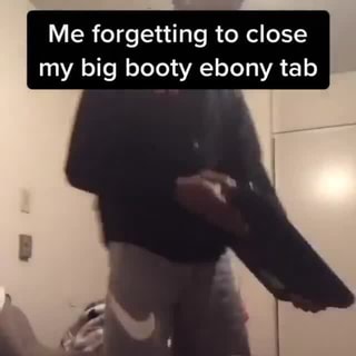Ebony booty pov