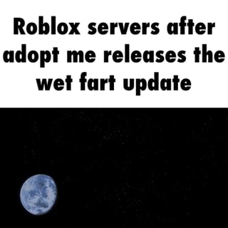 Bro Adopt Me Is So Weird Roblox Servers After Adopt Me Releases The Wet Fart Update Ifunny - fotos tumblr roblox adopt me