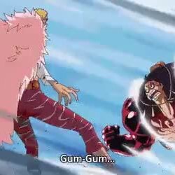 Luffy Vs Doflamingo Gif Taken From The Anime Anime One Piece