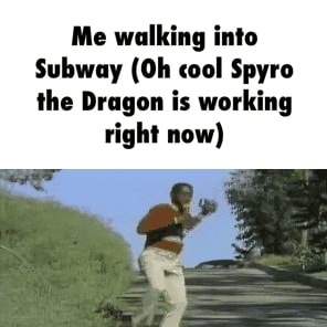 spyro the dragon subway