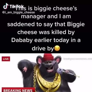 AD made with mematig Rest in peace Biggie Cheese. He died last night ina  targeted gang shooting in Memphis. - iFunny Brazil