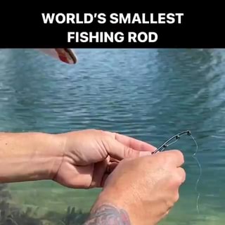 WORLD'S SMALLEST FISHING ROD - iFunny