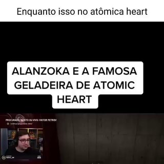 Alanzoka e a Geladeira safada em Atomic Heart 🤣 #shorts #alanzoka