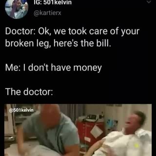 Credit Card Gets Declined Doctor Meme