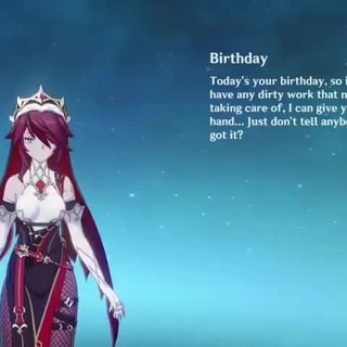 Chiwa Saito Who Voices Both Jean And Senjouhara Is Just Icing On The Birthday Cake Birthday Today S Your Birthday So If You Have Any Dirty Work That Needs Taking Care Of I Can Give You A Hand Just Don T Tell Anybody Got It Chiwa Saito Who Voices Both Jean And Senjouhara Is Just Icing On The Birthday Cake Birthday Today S Your Birthday So If You Have Any Dirty Work That Needs Taking Care Of I Can Give You A Hand Just Don T Tell Anybody Got It