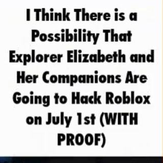 EXPLORER ELIZABETH - A NOVA HACKER DO ROBLOX 