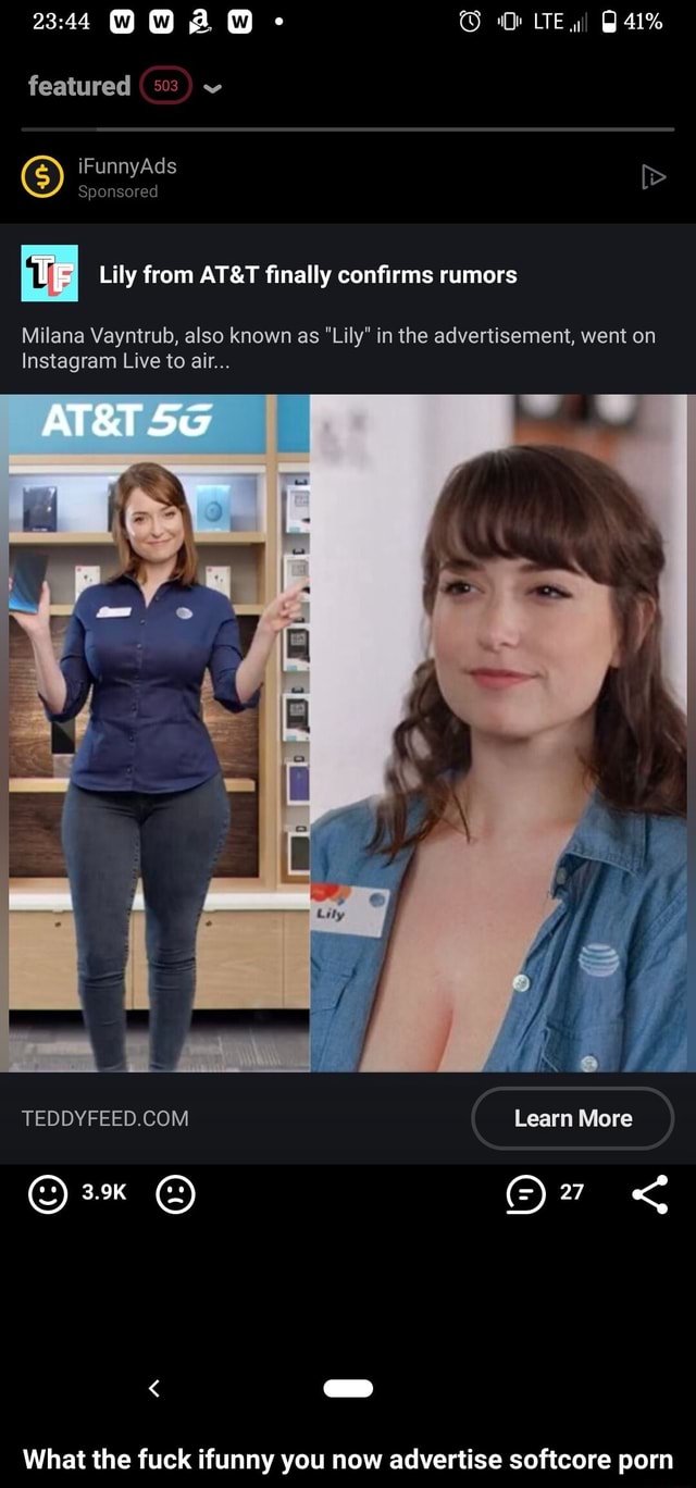 Milana Vayntrub Flashing