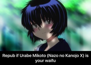 Repub If Urabe Mikoto Nazo No Kanojo X Is Your Waifu Repub If