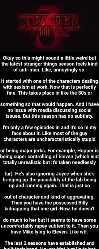 Okay so this might sound a little weird but the latest ...