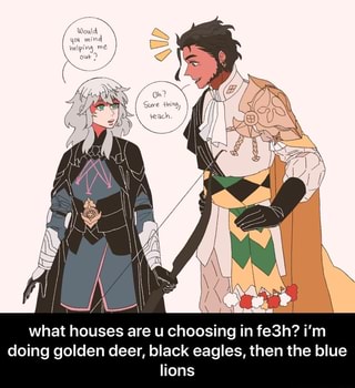 What Houses Are U Choosing In Fe3h Im Doing Golden Deer