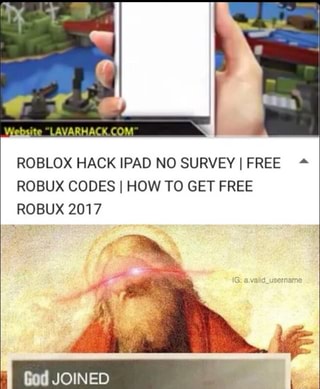 Roblox Hack Ipad No Survey I Free Robux Codes I How To Get Free