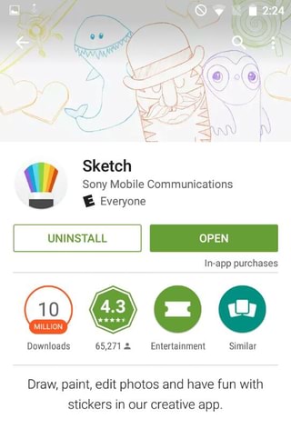 Sketch Sony Mobile Communications E Everyone Draw Paint