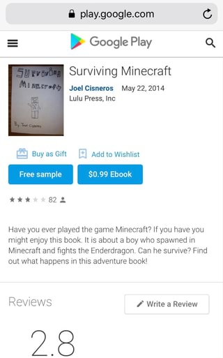 surviving minecraft google play