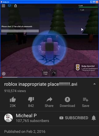 Roblox Inappropriate Place Avi Ifunny