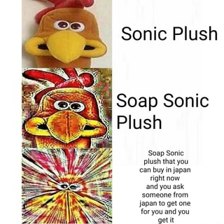 soap sonic plush