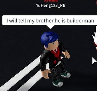 Roblox Meme Iwill Tell My Brother He Is Builderman Ifunny - roblox builderman figure