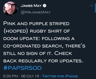 Pink And Purple Striped Hooped Rugby Shirt Of Doom Update Pink And Purple Striped Hooped Rugby Shirt Of Doom Update