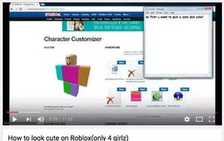How To Look Cute On Roblox Onlv 4 Uirlz Ifunny - roblox customizer
