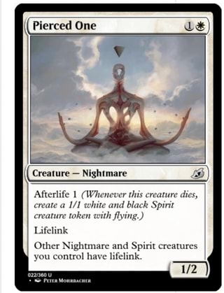 I Pierced One Le Creature Nightmare Afterlife 1 (Whenever this creature ...