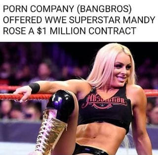 Wwe Diva Mandy Rose Porn - PORN COMPANY (BANGBROS) OFFERED WWE SUPERSTAR MANDY ROSE A $1 ...