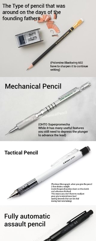 tactical mechanical pencil