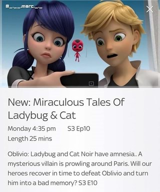 New Miraculous Tales Of Ladybug Cat Monday 435 Pm S3