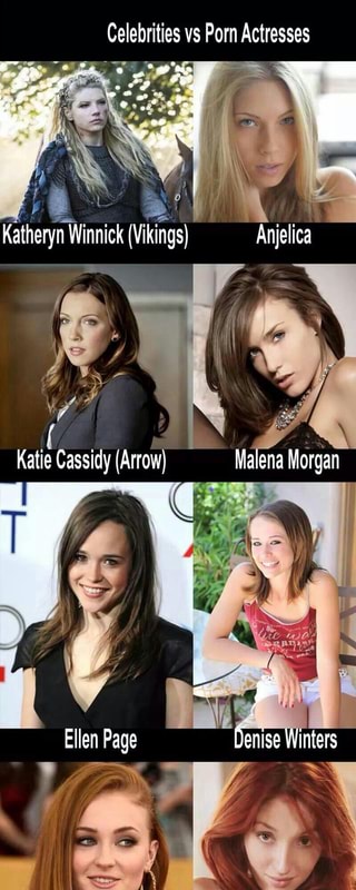 320px x 800px - Celebrities vs Porn Actresses Katheryn Winnick (Vikings ...