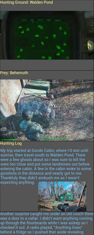 Gorski Cabin The Vault Fallout Wiki Everything You Need To