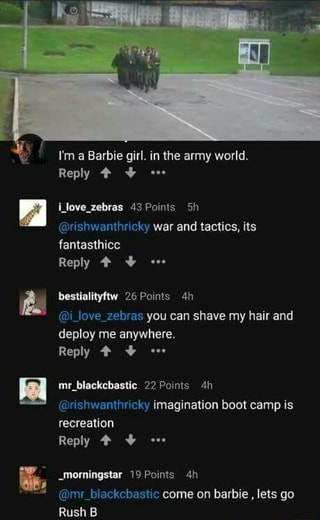 army barbie girl