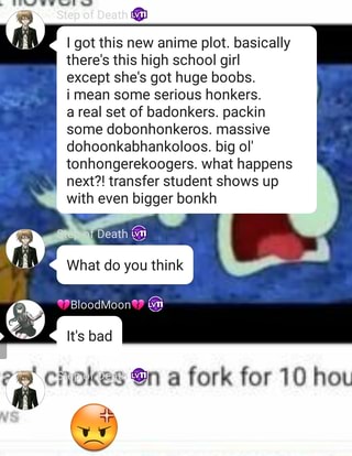 So i have this new anime plot