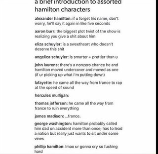 A Bner Introduction To Assorted Alexander Hamilton: I! U Forge! His ...