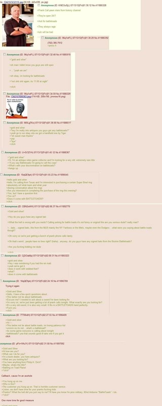 A couple of my favorite greentexts [El Anonymous (ID: KNEOUSjL) 07/13 ...