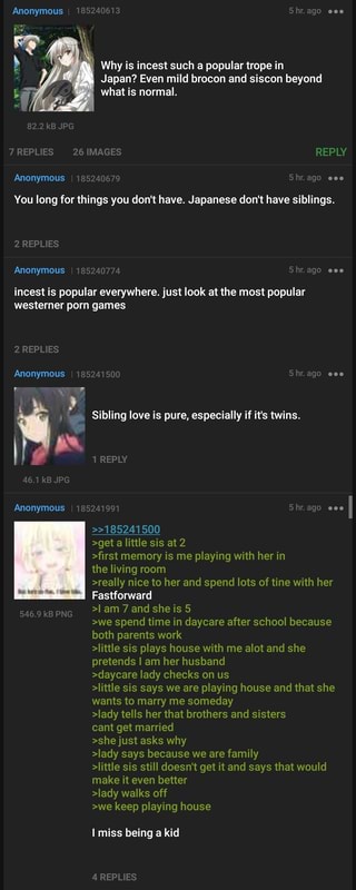 Incest Japanese Porn - Why is incest such a popular trope in Japan? Even mild ...