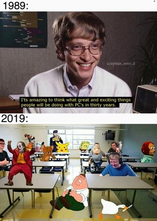 4
I'ts amazing to thunk what great and exciting things
people will be doing Wlth PC's in thirty years.