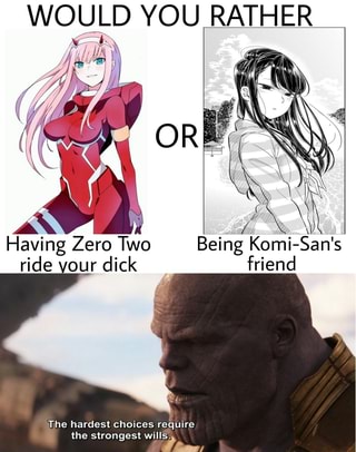 Would you rather anime