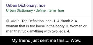 hoe dictionary