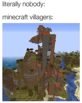 Literally nobody: minecraft villagers: - iFunny :)