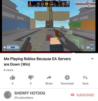 Me Playing Roblox Because Ea Servers Down Win Ifunny